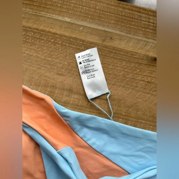 L* Space Orange and Blue Dani Classic Bikini Bottom Women's Small - Picture 8 of 9